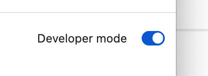 Enable Developer Mode